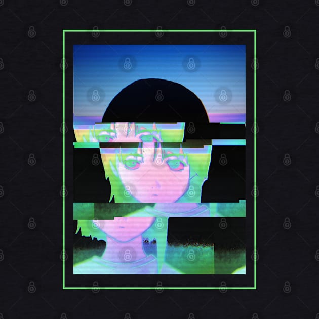 Lain Iwakura Glitched by RAdesigns